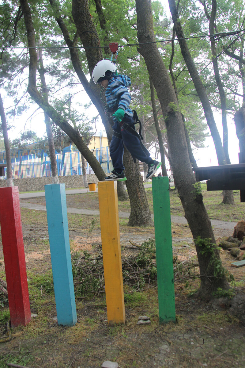 В начале этого лета мы отдыхали в посёлке Дивноморское. Посёлок этот не большой, но некоторые развлечения для детей там имеются.-7-2