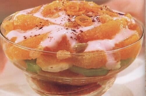 Фруктовый десерт с йогуртом – пошаговый рецепт приготовления с фото