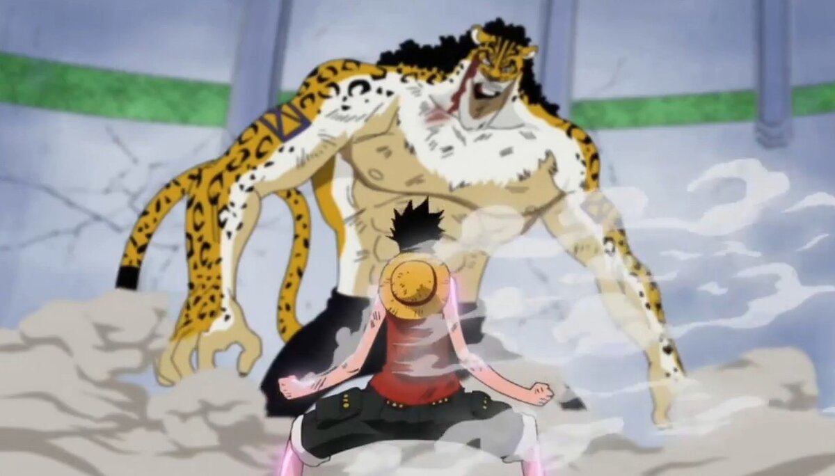 Луффи против Луччи
