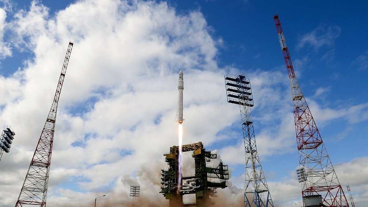 Запуск ракеты "Ангара-А1". Взято из Яндекс-картинок 