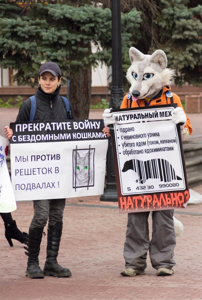 вот на такую акцию ходил
