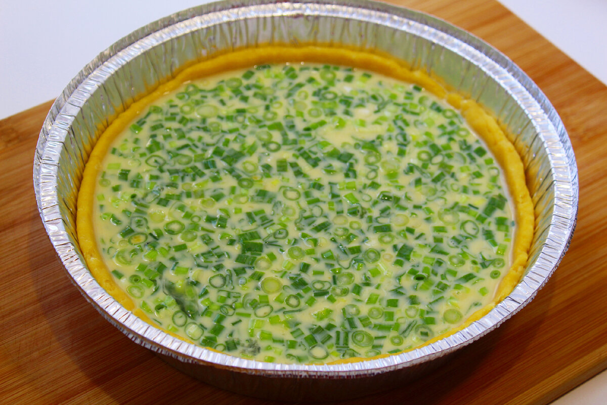 Noodled Crusted Quiche