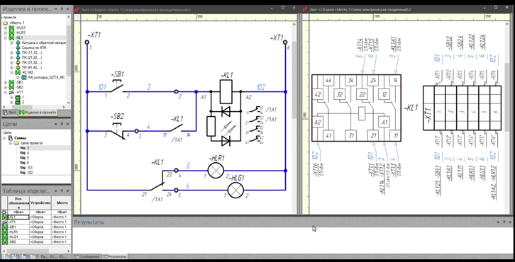 Сквозное проектирование в электротехнической САПР