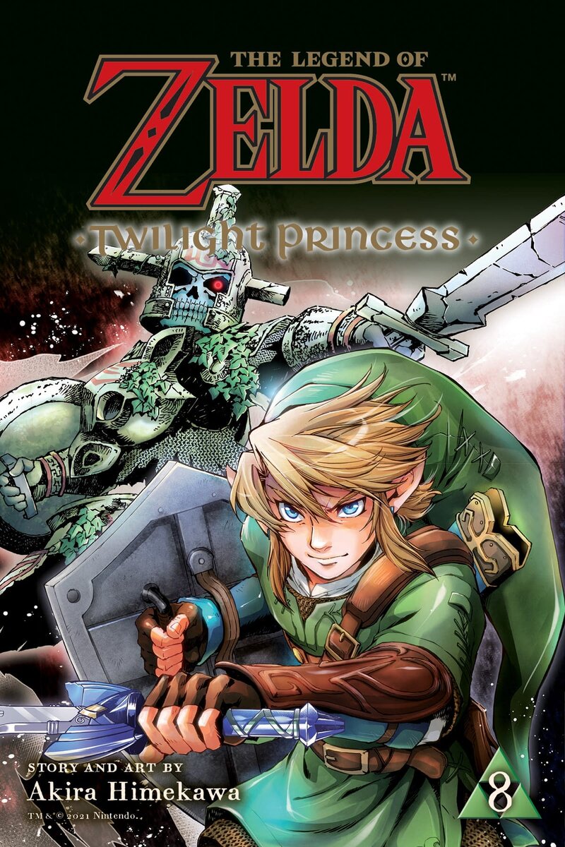 обложка 8 тома манги The Legend of Zelda: Twilight Princess