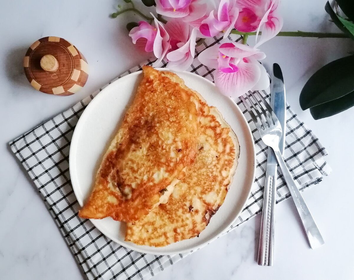 Кабачковые блины без яиц