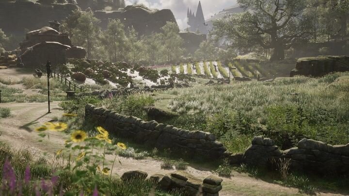 20 минут расслабляющего видео из игры Hogwarts Legacy.