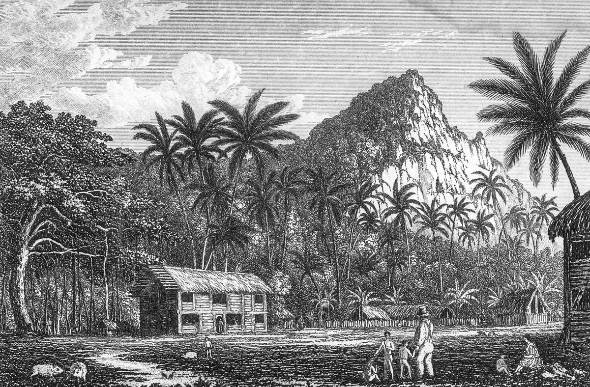 История маленького вулканического острова Питкэрн, затерявшегося в Тихом океане, началась в 11 веке, когда его заселили полинезийцы и основали там свою культуру.-3