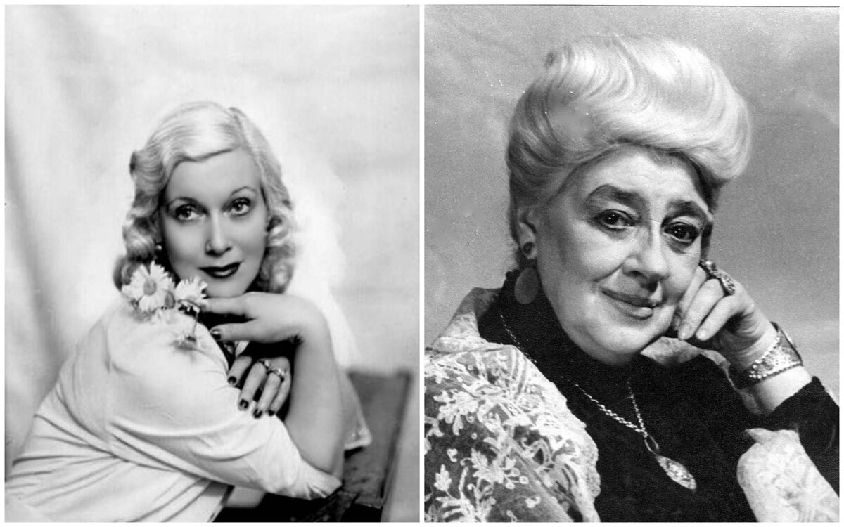 Любовь Орлова и Фаина Раневская