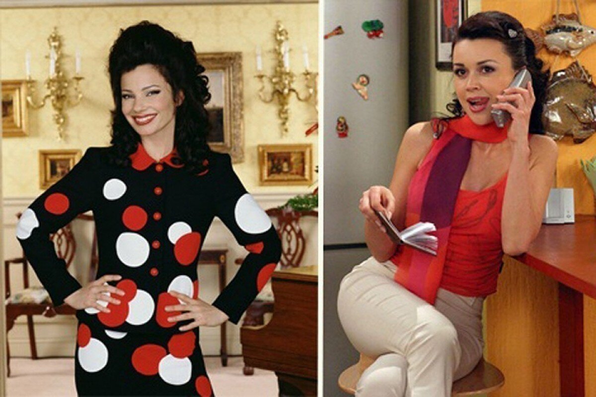 Виктория Прутковская и ее заморский прототип Фрэн Файн.