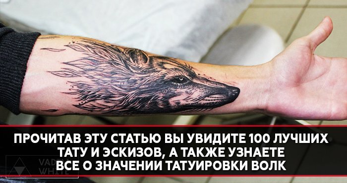 Символика татуировки двух волков