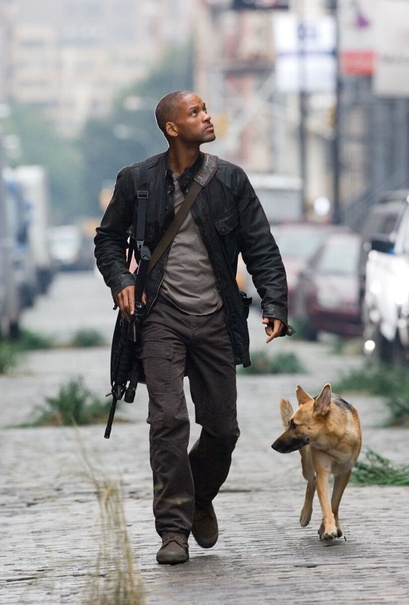 Новое лекарство, созданное для борьбы с раком, выглядит многообещающе, но со временем мутирует в смертельный вирус, который убивает большинство людей на земле и превращает их в звероподобных существ. На планете есть лишь несколько человек с иммунитетом, один из них - Роберт Невилл (Уилл Смит), который провёл последние три года в попытках создать сыворотку против вируса. Он уже теряет надежду и, кажется, начинает сходить с ума, пока не натыкается на ещё двоих выживших людей.