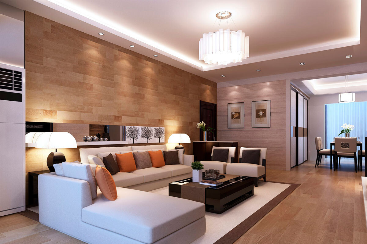 Пример спальня в интерьере модерн