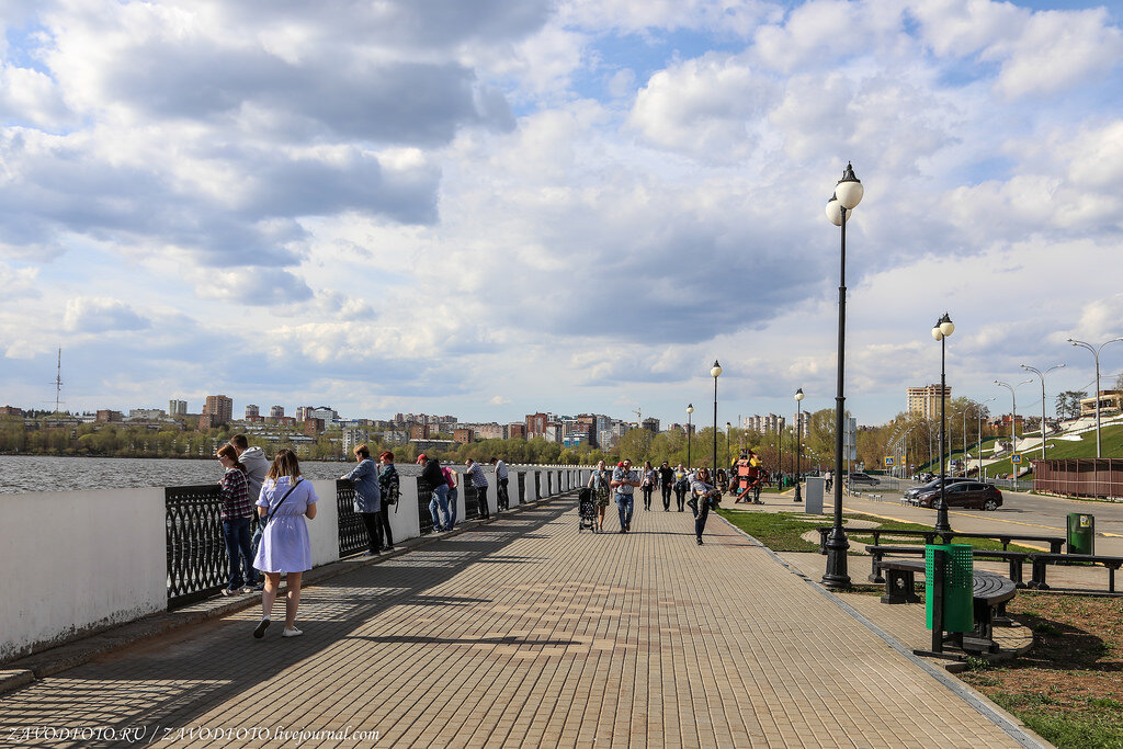 Набережная города ижевска