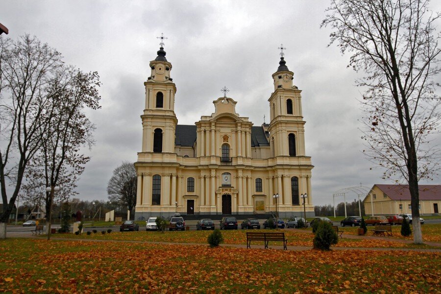 Будславский костел внутри