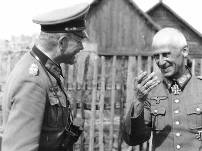 Гудериан и Герман Гот. 21 июня 1941 года