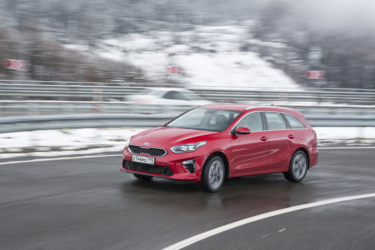 Kia Ceed SW путешествие Норвегия