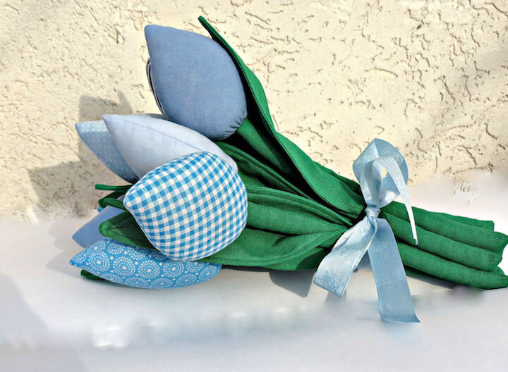 Текстильные цветы