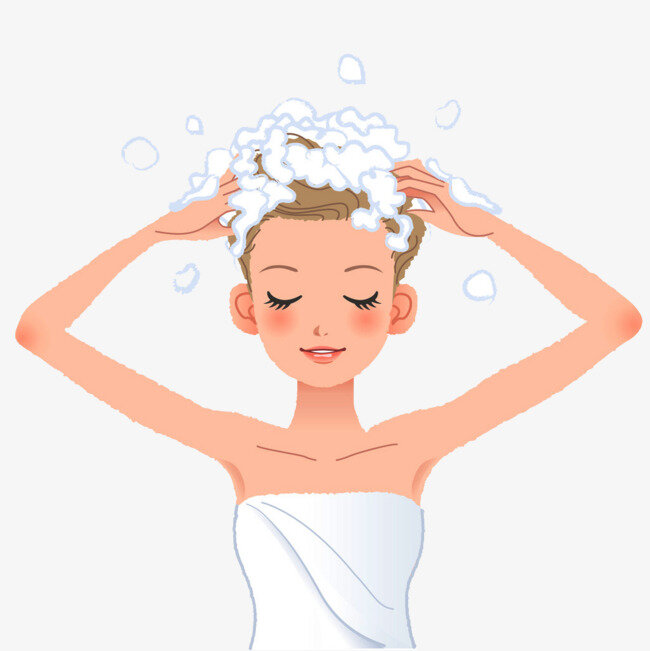 Графика от  https://ru.pngtree.com/freepng/beauty-wash-hair-picture-material_3098442.html

