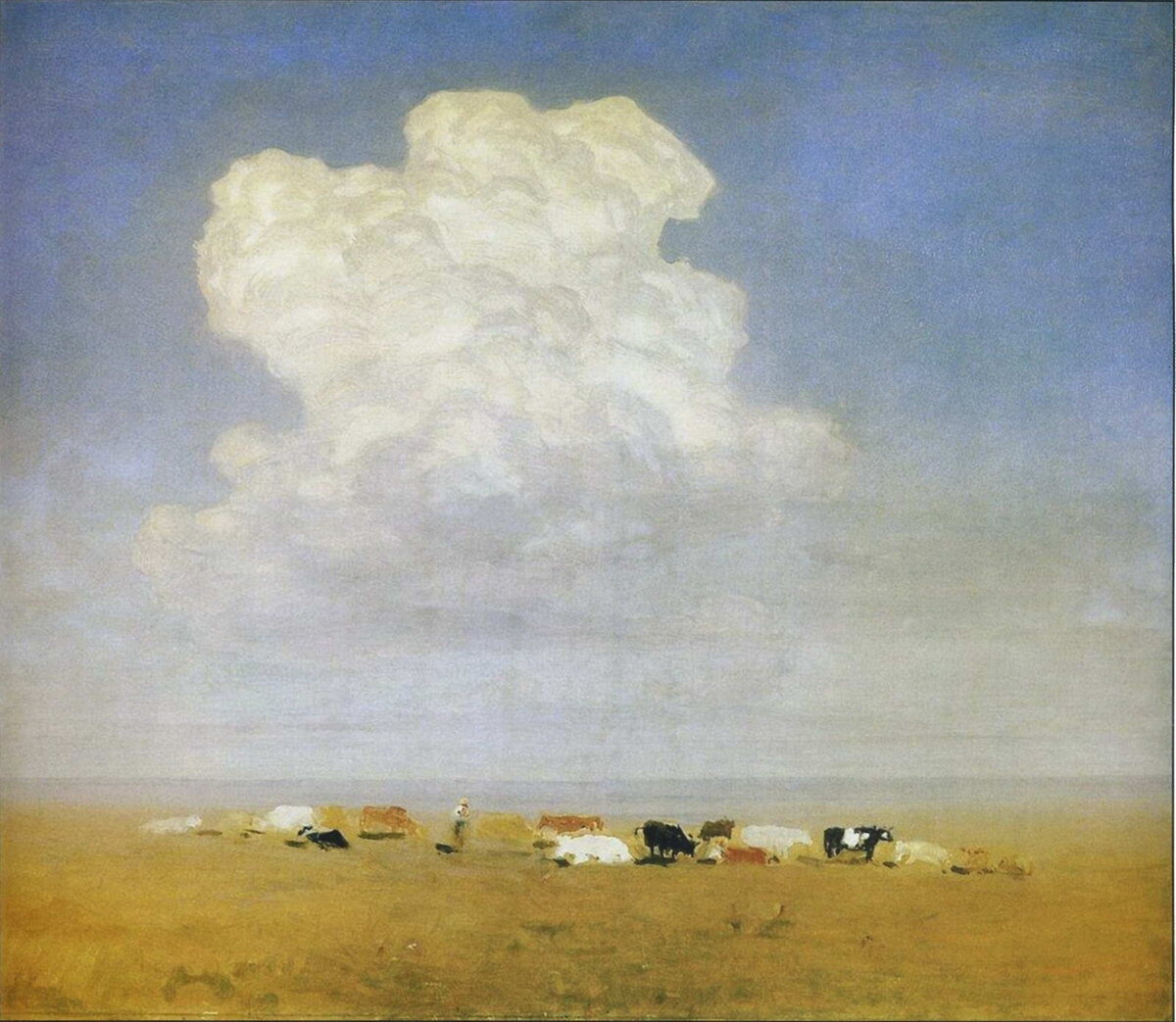 Куинджи " Полдень. Стадо в степи " .