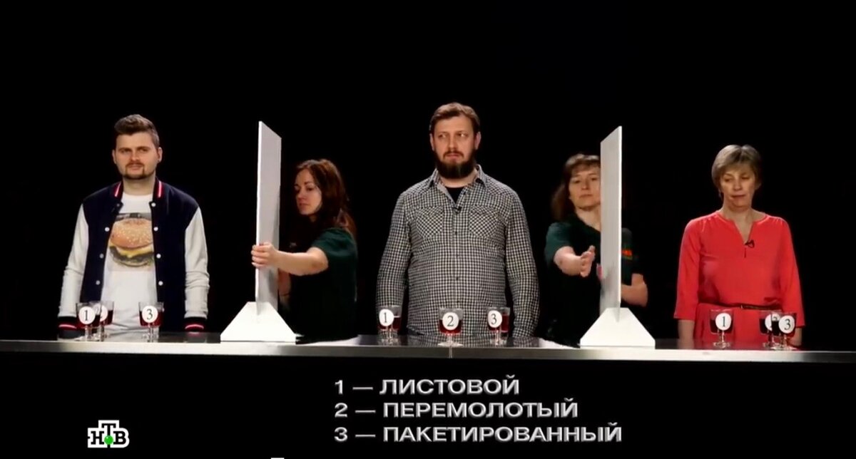 Рис: Фрагмент передачи "Еда живая или мертвая". Скриншот подготовлен автором.