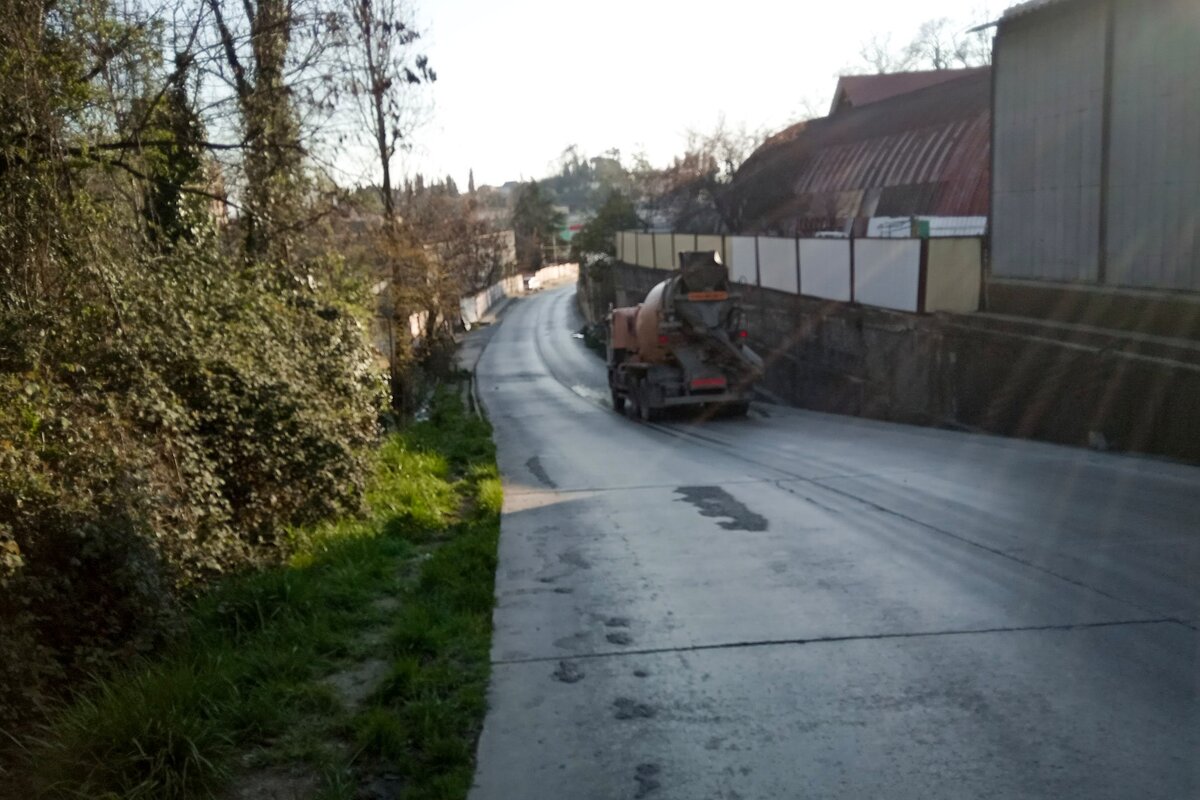 Спуск вниз к остановке