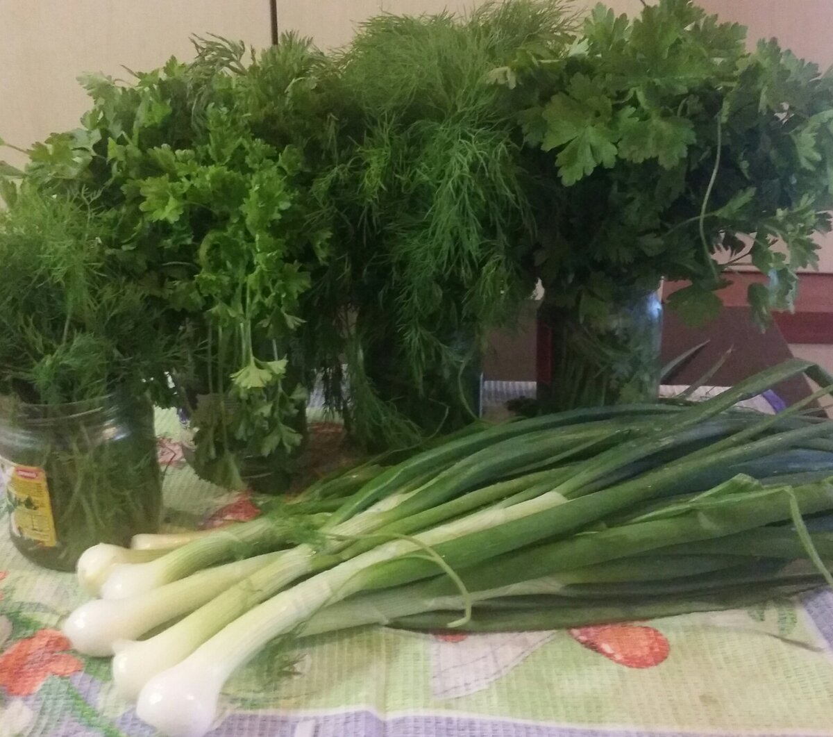 Урожай зелени
