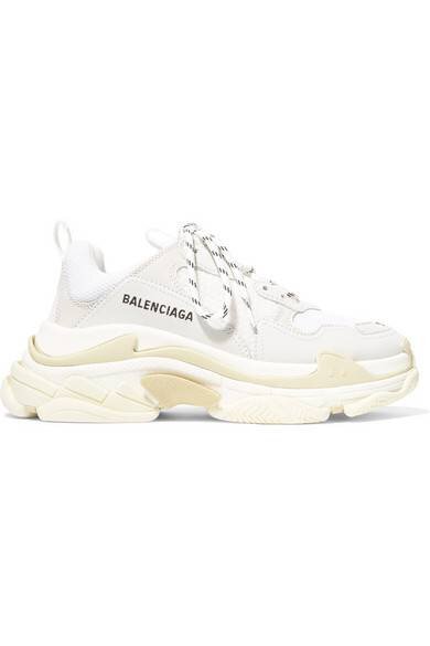 Balenciaga Triple S Logo-Embroidered Sneakers