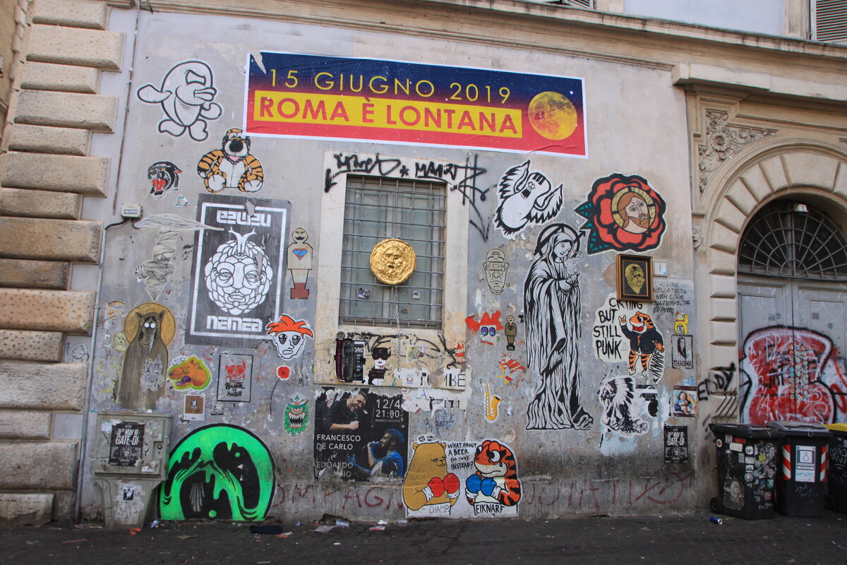 Граффити в Риме: вандализм или искусство?