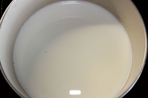 Рисовый пудинг с кокосовым молоком (пошаговый фоторецепт)