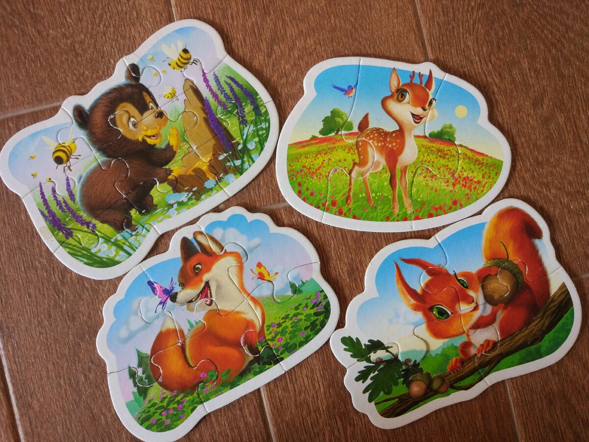 Любимый пазл))  Forest animal. Castorland Puzzle 3+.