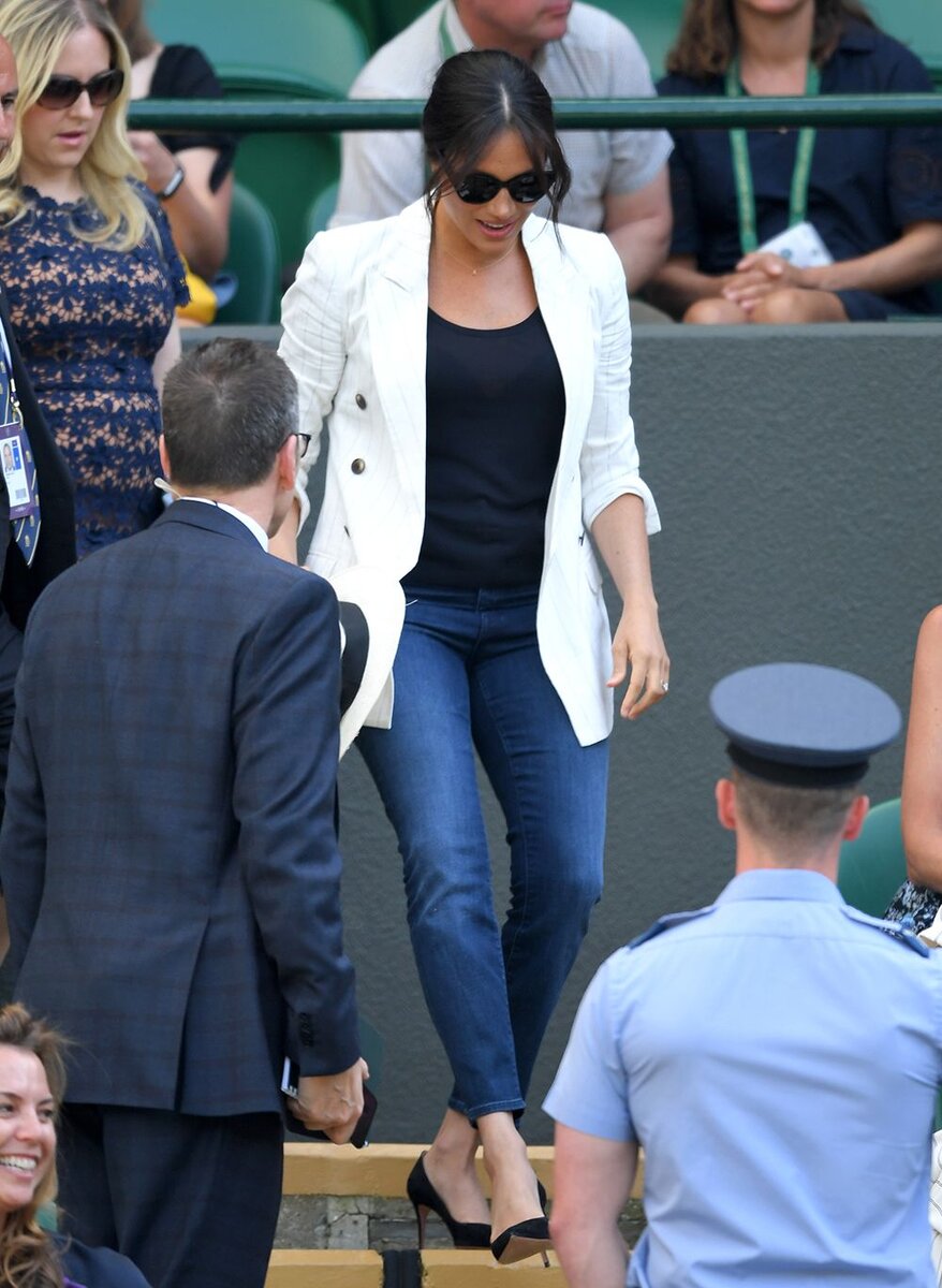 Так выглядела Меган на Уимблдоне. Источник: trenddekho.com 