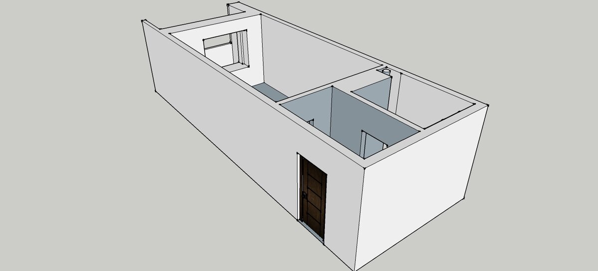 3D модель квартиры в Google SketchUp