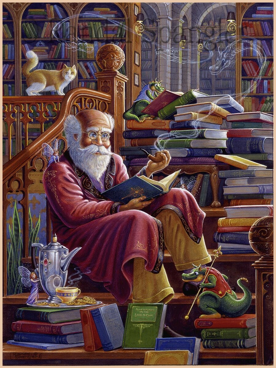 Особая благодарность художнику Randal Spangler за иллюстрации https://www.randalspangler.com/