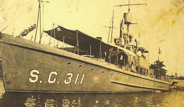 Противолодочный катер ВМС Кубы S.C.311  Эти катера были поставлены Кубе американцами. S. C. - это "Submarine Chaser" - "Преследователь Подводных лодок"