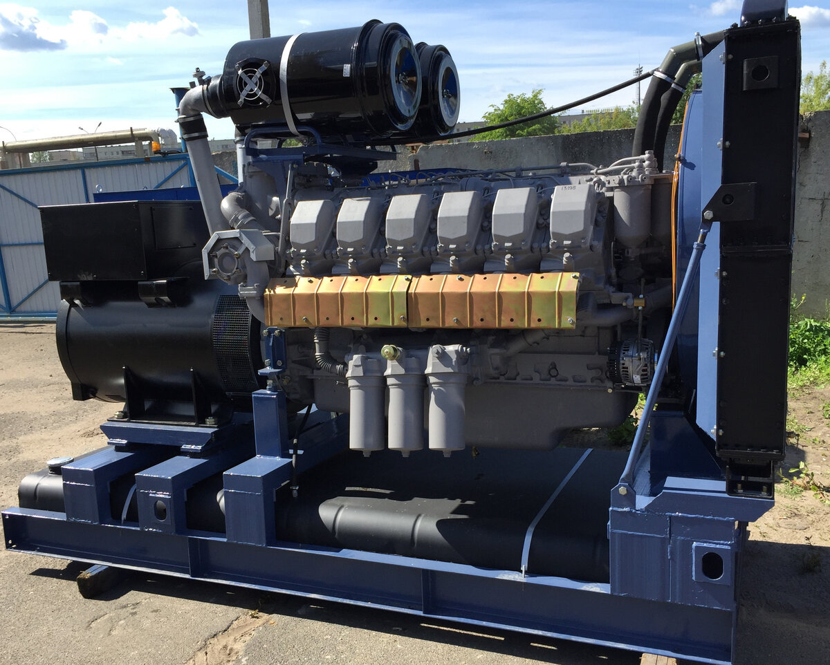 Дизельный генератор с двигателем ЯМЗ-8503