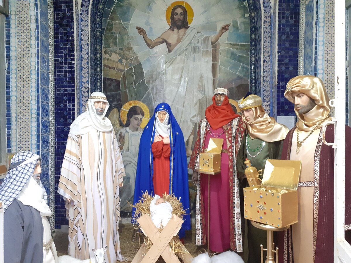 Рождественский вертеп в храме Всех Святых г. Феодосии