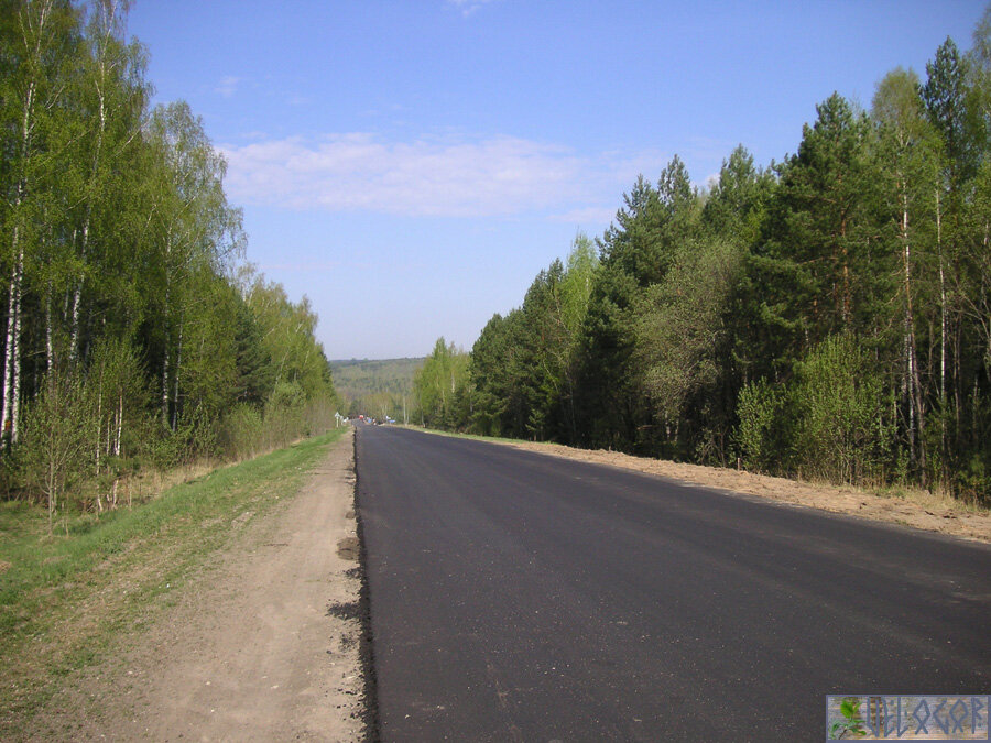 Взгляд назад, в 300 метрах уже Калужская область.