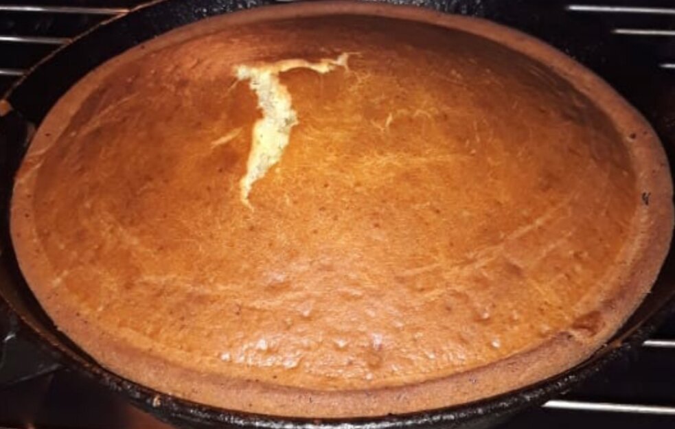 Личное фото. Кекс в духовке.