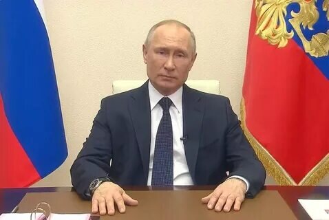 Выступление В. В. Путина. Фото из открытых источников.