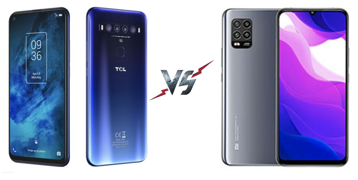 TCL 10 5G против Xiaomi Mi 10 Lite