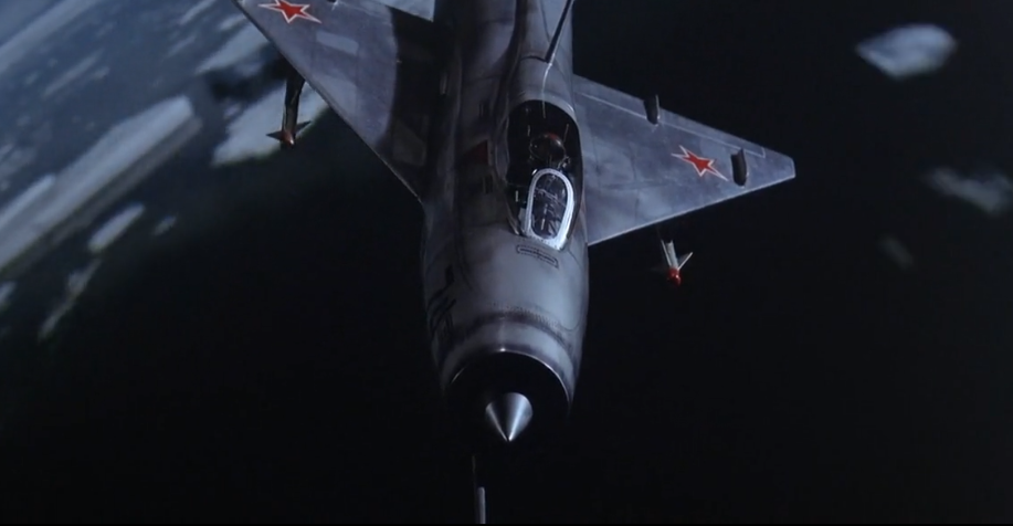 МиГ-21 летит в Арктику