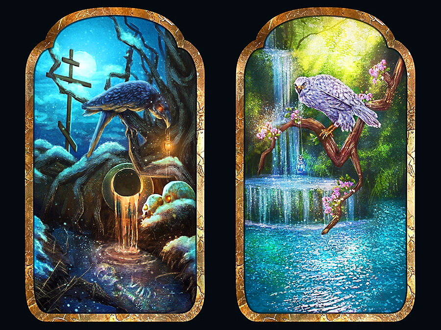 Мёртвая и живая вода.