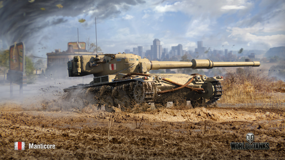Британский легкий танк 10 уровня "Manticore"