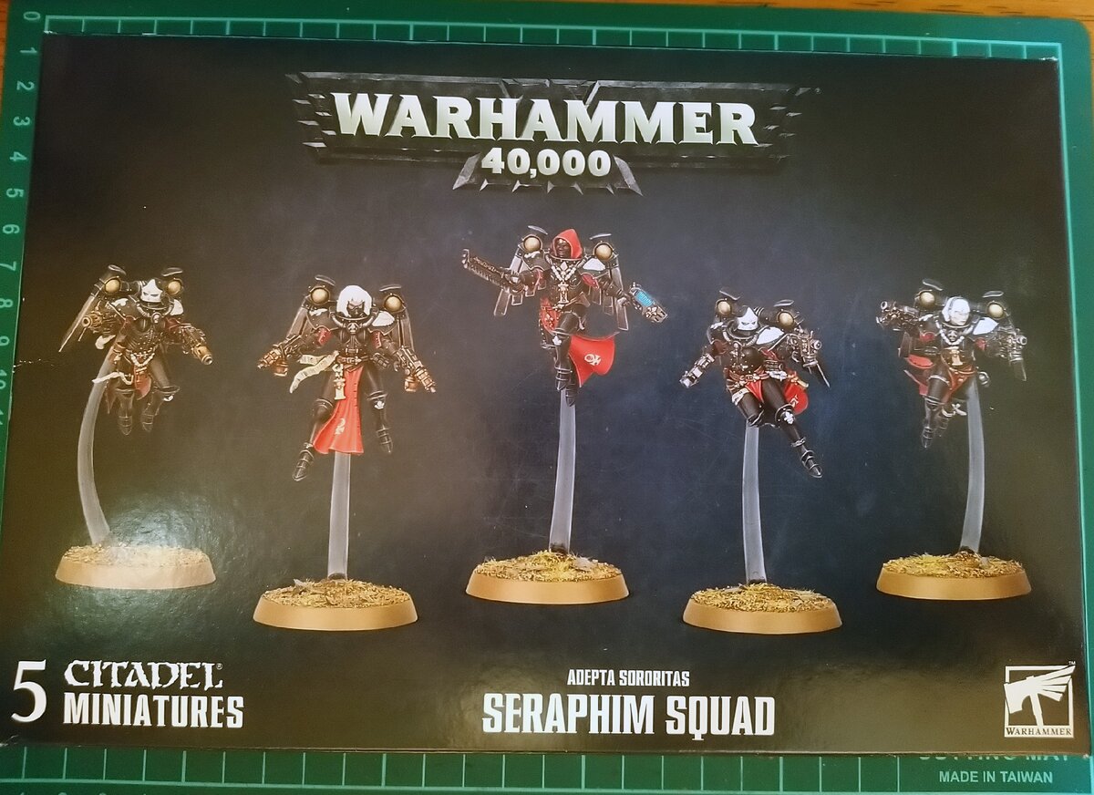 Warhammer 40K: анбокс Seraphim Squad | War Maidens | Дзен