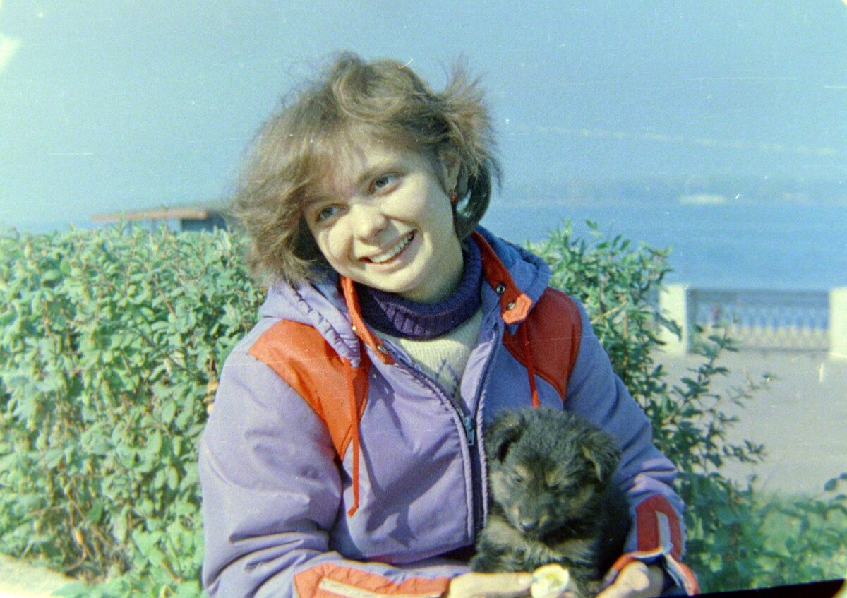 Это тоже институтские годы. Набережная Самары.