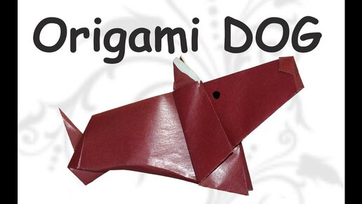 Origami animals. How to make a simple dog of paper / Diy beauty and easy, Julia DIY / Easy DIY crafts - How to make