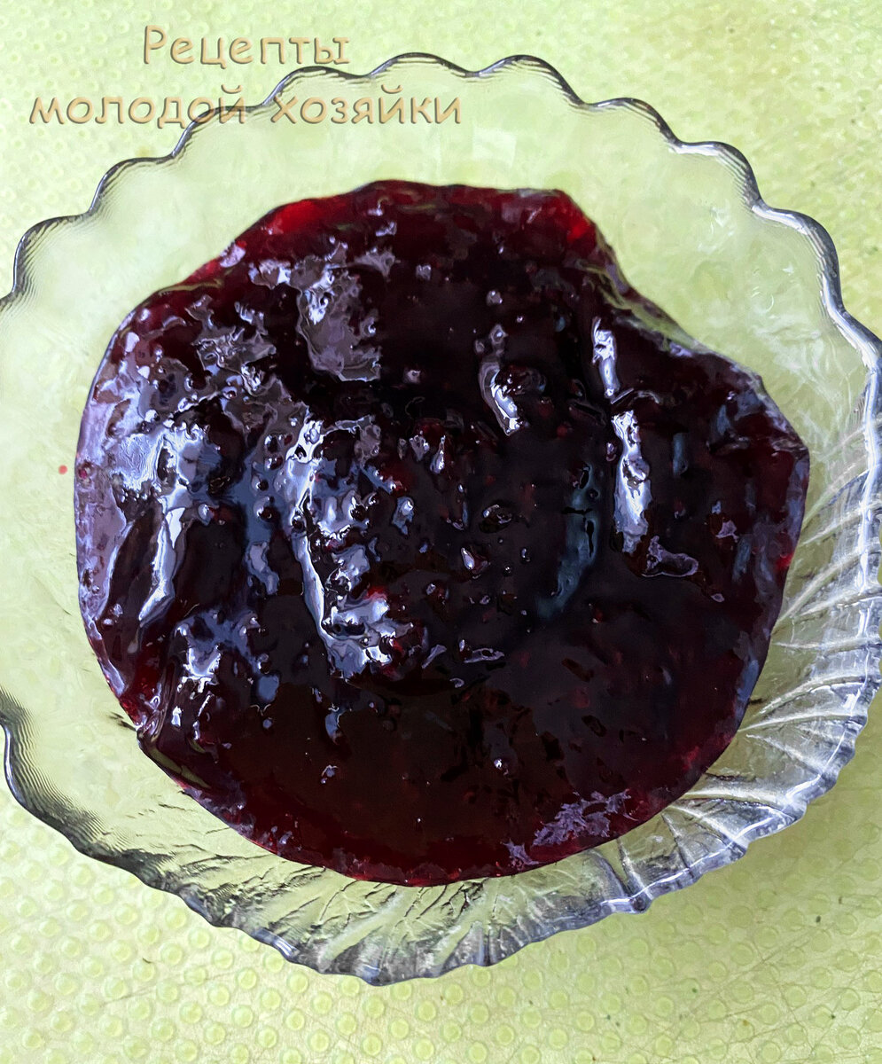 Желе из чёрной смородины, рецепт моей тёти