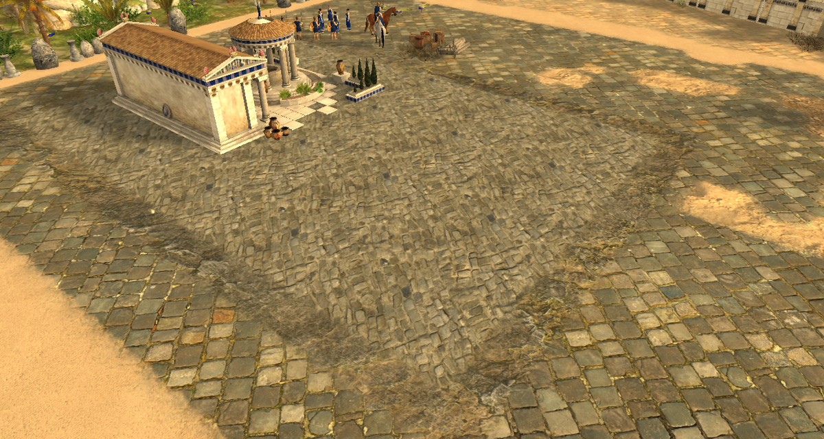 Пример замены текстур на "райской" карте