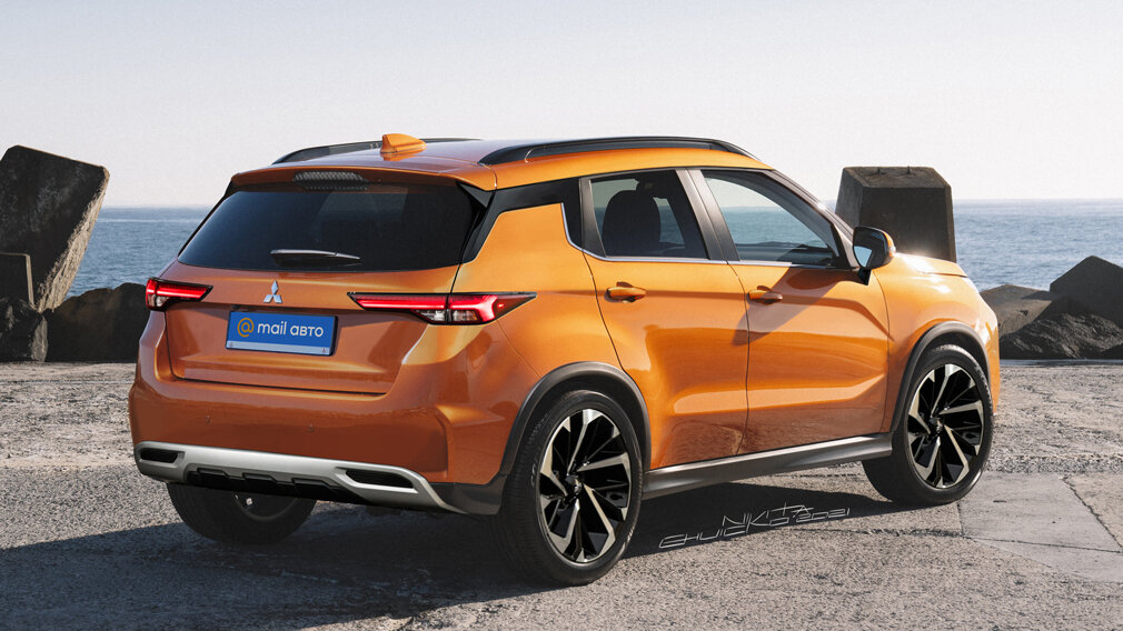 рендер Mitsubishi ASX нового поколения