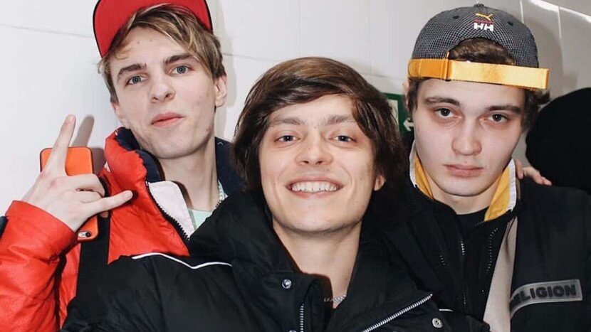 Совместное фото MAYOT, OG Buda и Seeme